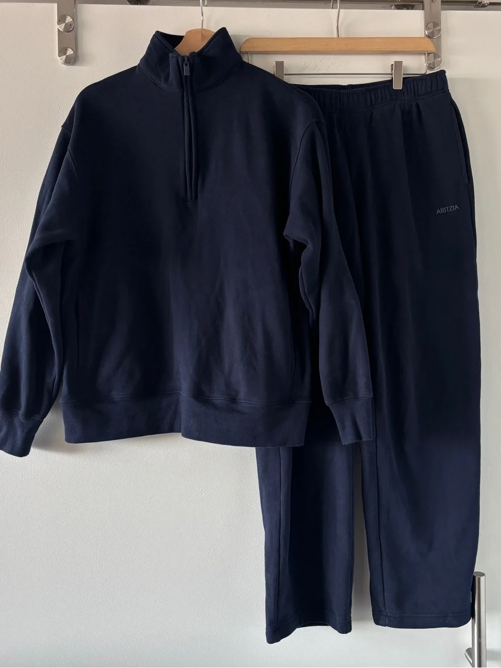 Aritzia Blue Sweatsuit Matching Set
